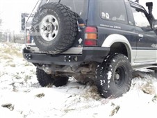 Zadní pevnostní nárazník Mitsubishi Pajero II (91-99) 3 dv.